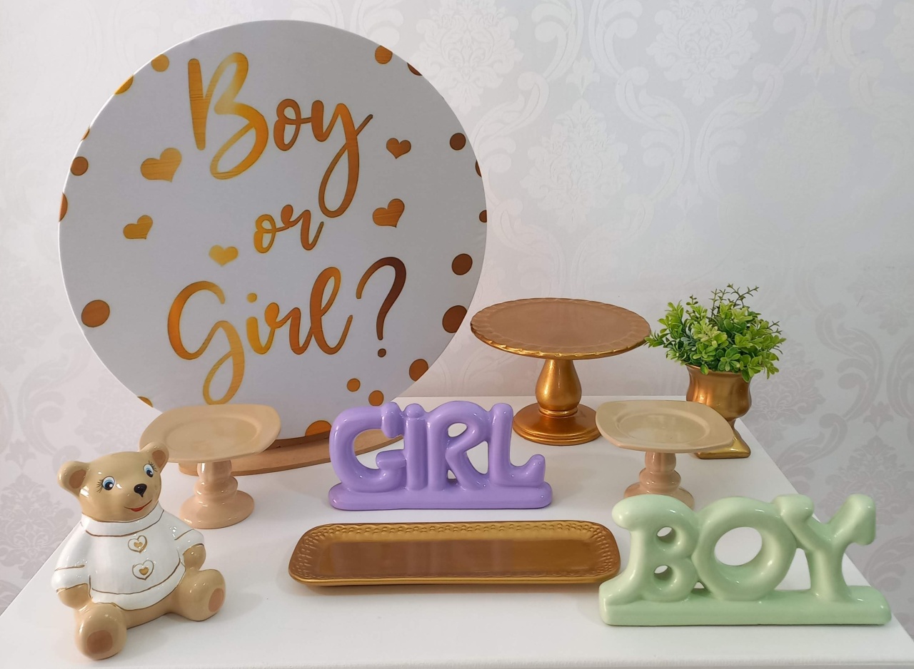 Cha Rev Verde Com Lilas Mini - Decorar  Festas e Locacoes