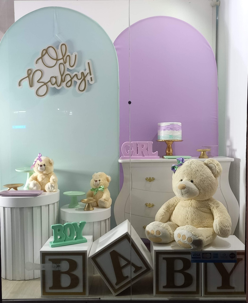 Cha Rev. Lilas Com Verde Luxo1 - Decorar  Festas e Locacoes