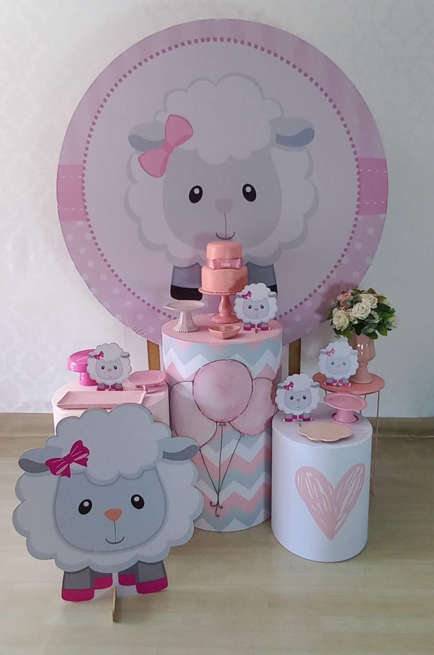 Ovelhinha Carinho - Decorar  Festas e Locacoes