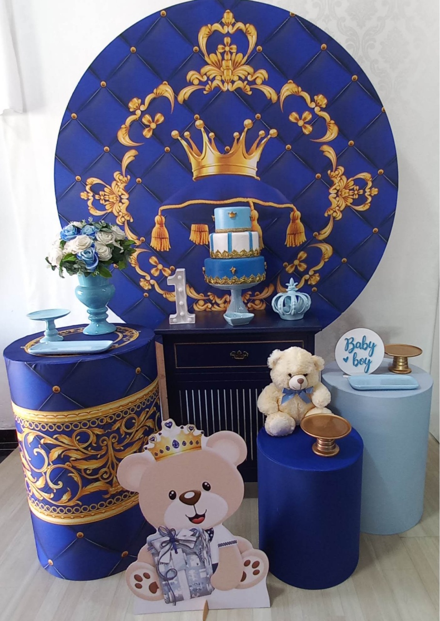 Kit Amor Cha Bb Urso Principe  - Decorar  Festas e Locacoes