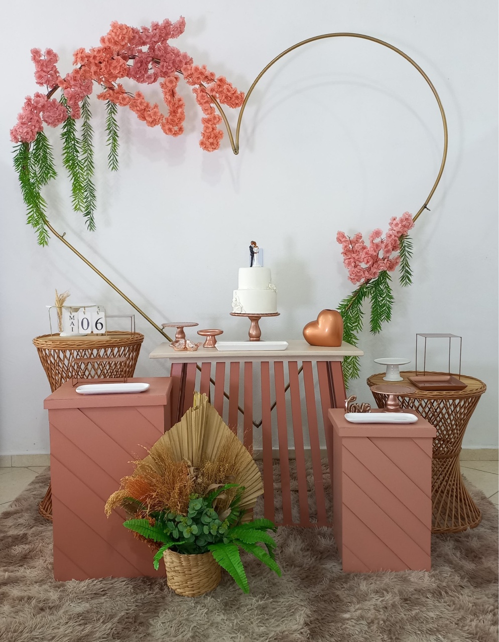 Coracao Boho - Decorar  Festas e Locacoes