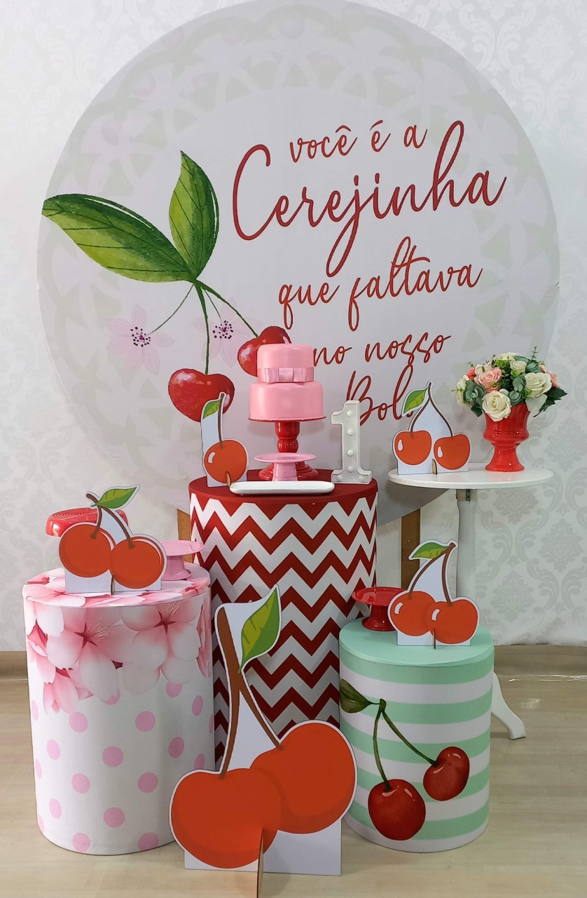 Cerejinha Carinho  - Decorar  Festas e Locacoes