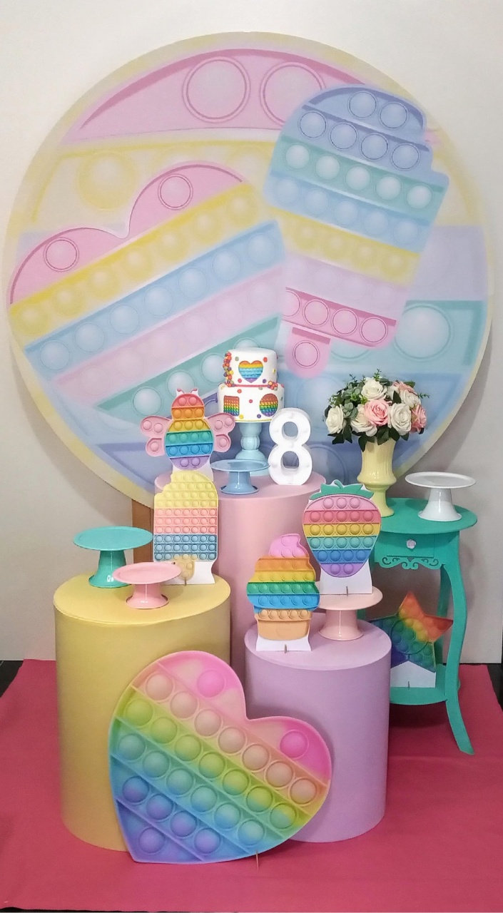 Pop It Candy Carinho  - Decorar  Festas e Locacoes