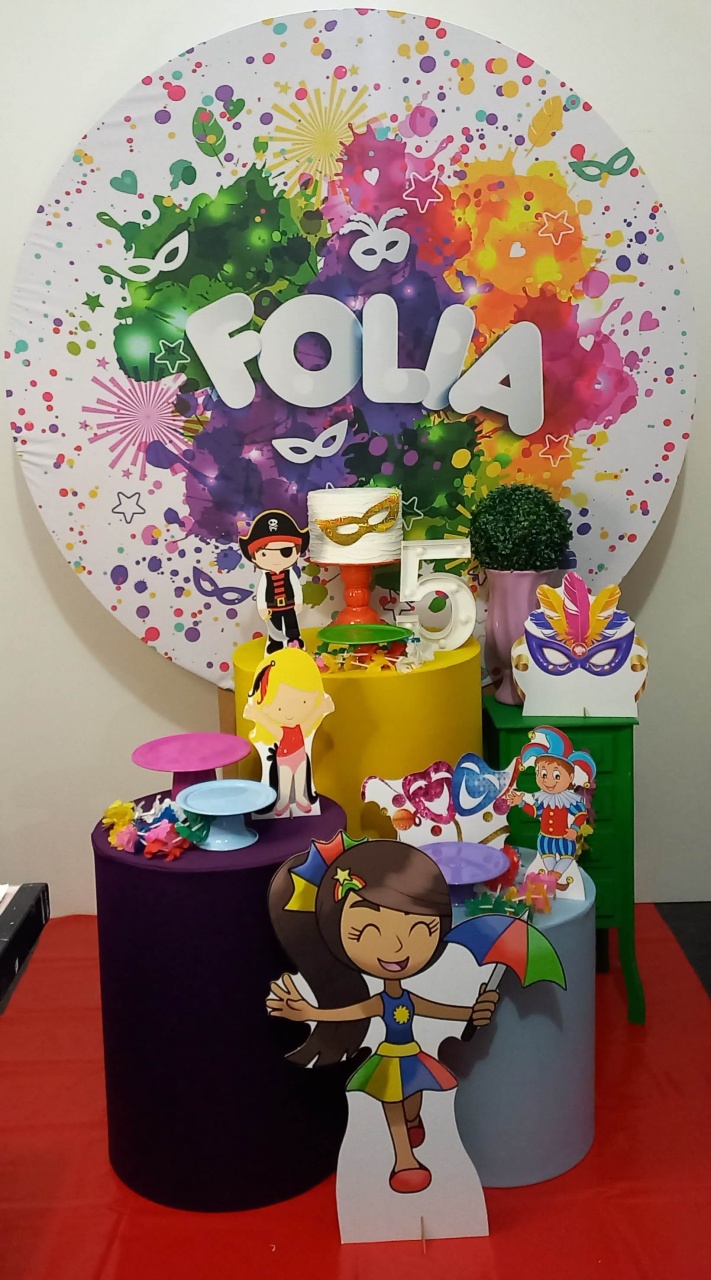 Carnaval Folia Carinho  - Decorar  Festas e Locacoes