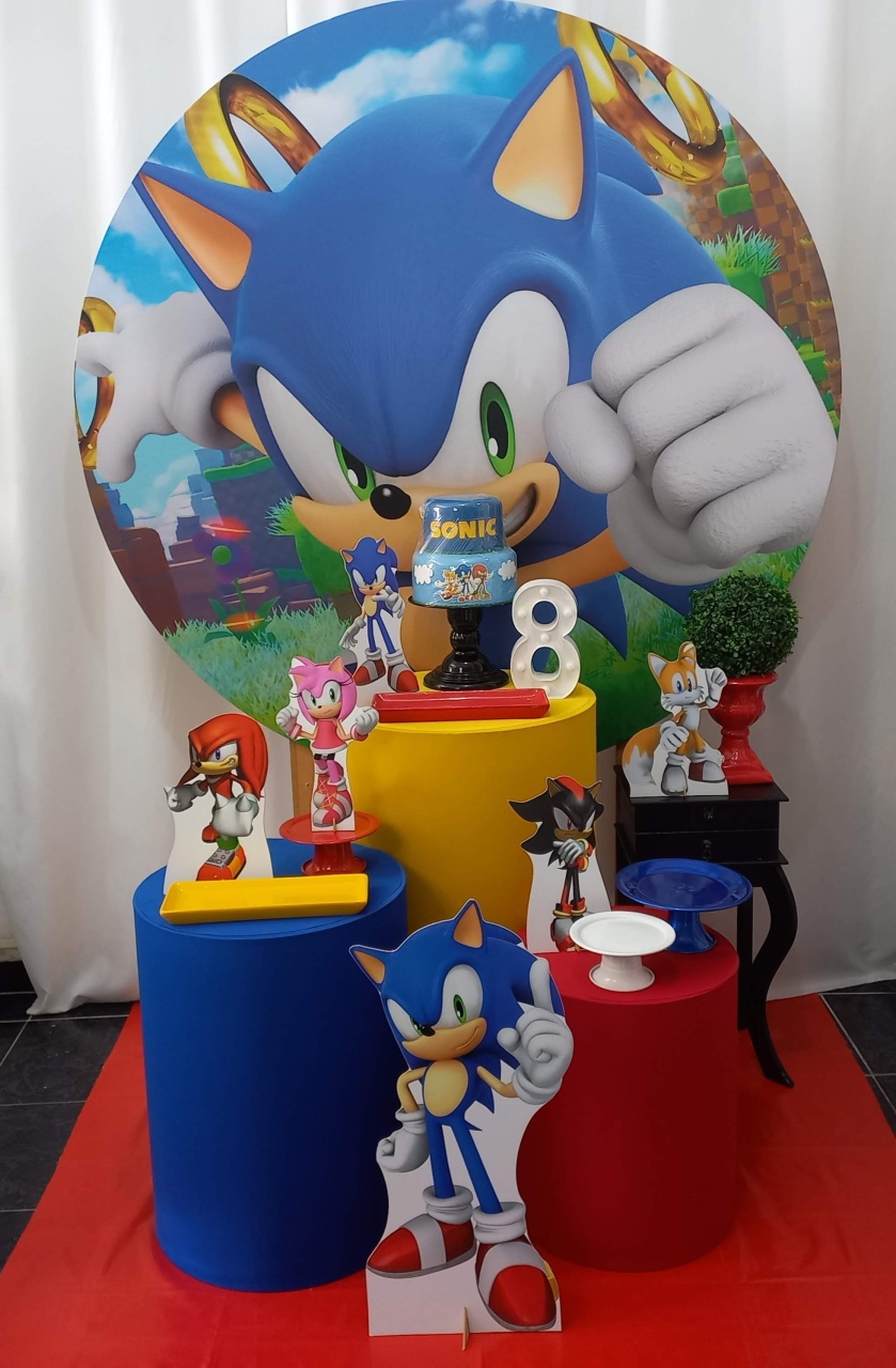Sonic Carinho  - Decorar  Festas e Locacoes