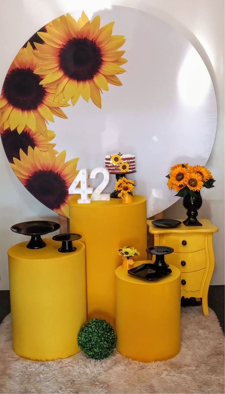 Girassol Carinho  - Decorar  Festas e Locacoes