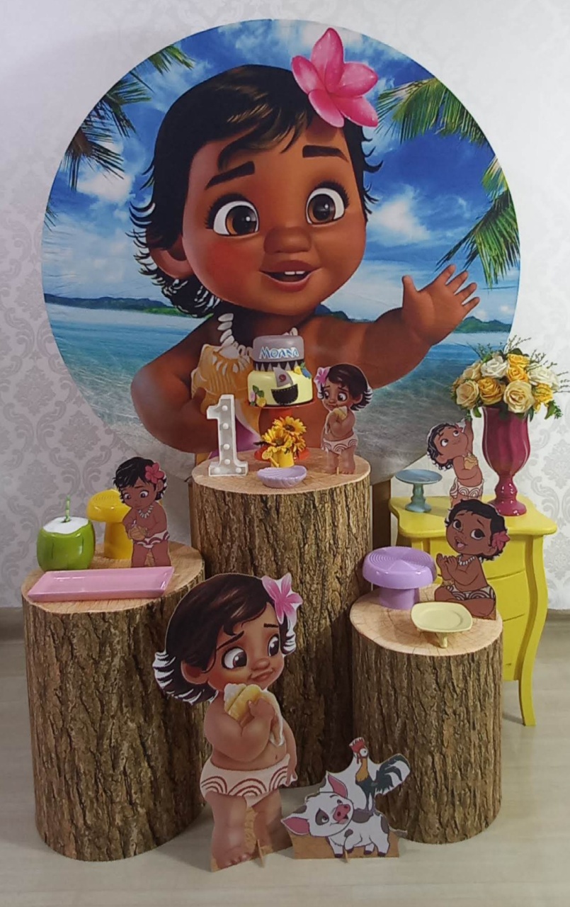 Moana Baby Carinho  - Decorar  Festas e Locacoes