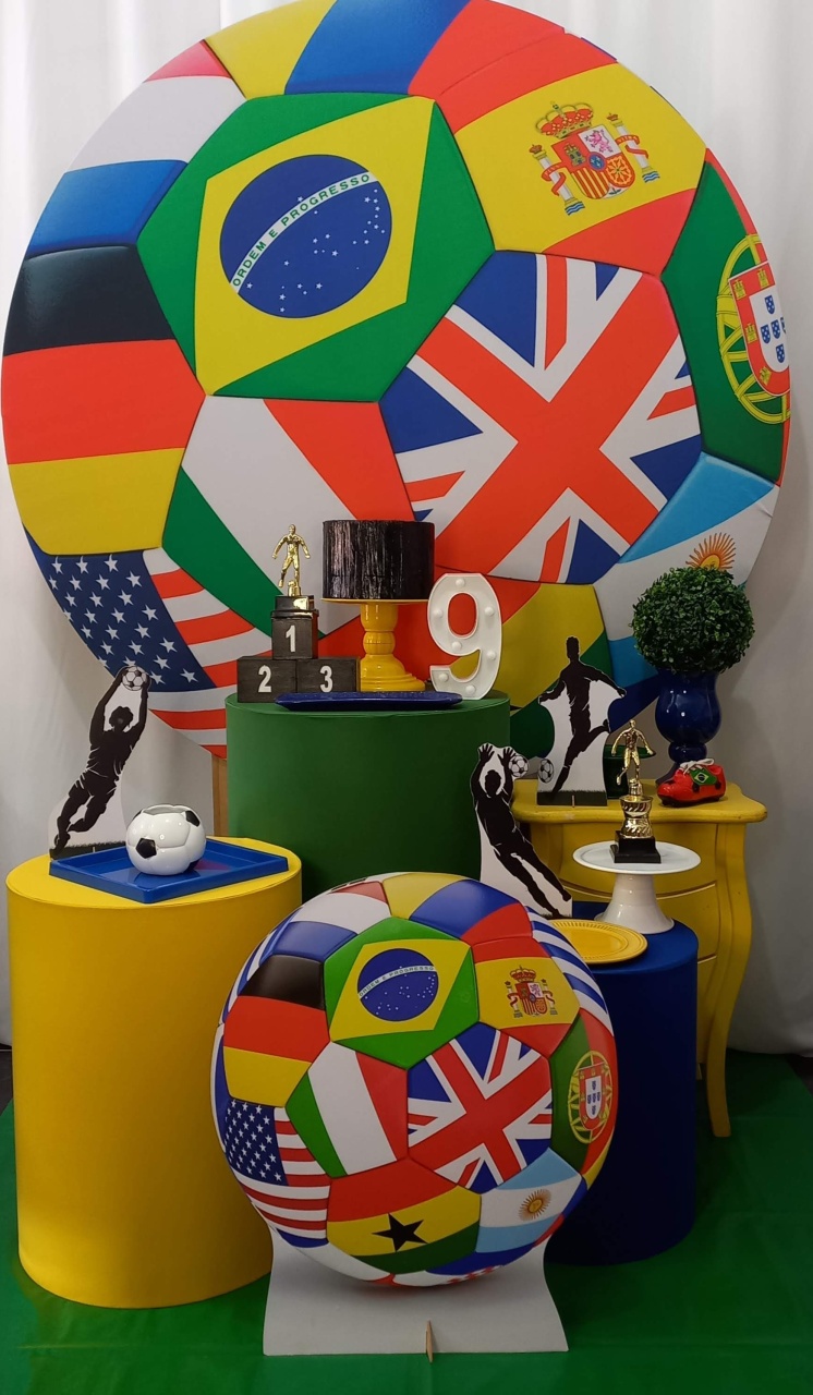 Futebol Copa Do Mundo Carinho  - Decorar  Festas e Locacoes