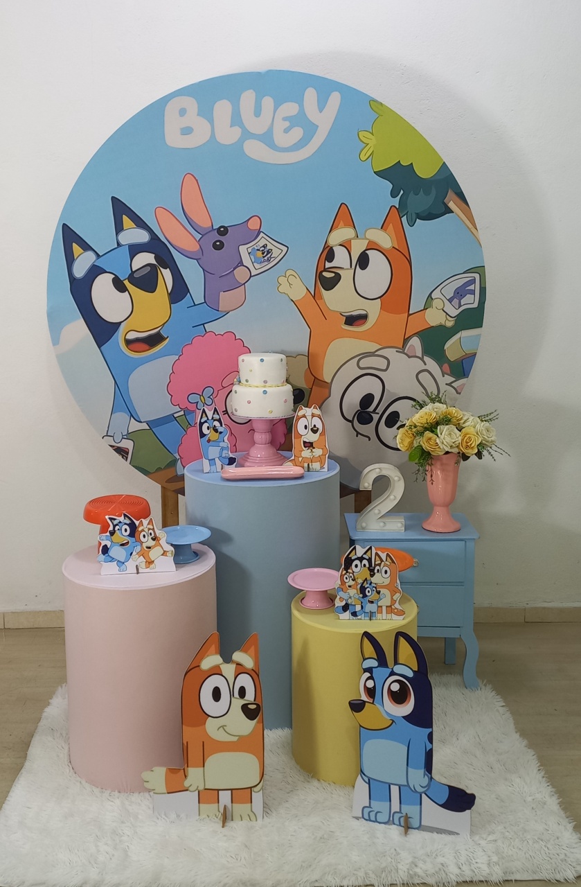 Kit Carinho Bluey - Decorar  Festas e Locacoes