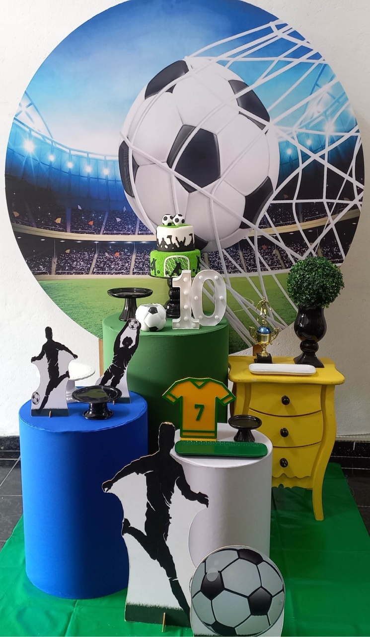 Futebol Bola Na Rede Carinho  - Decorar  Festas e Locacoes