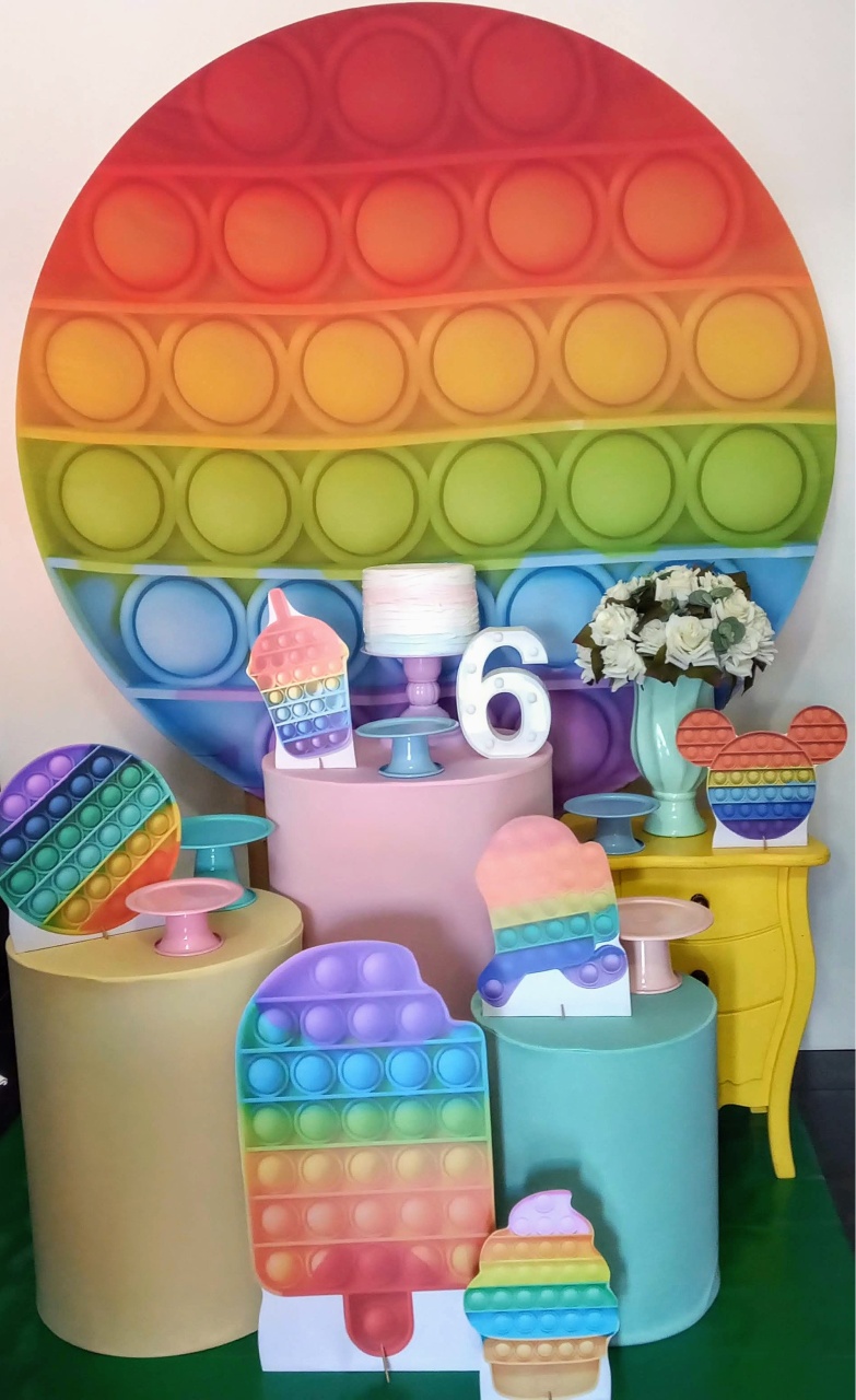 Pop It 2 Carinho  - Decorar  Festas e Locacoes