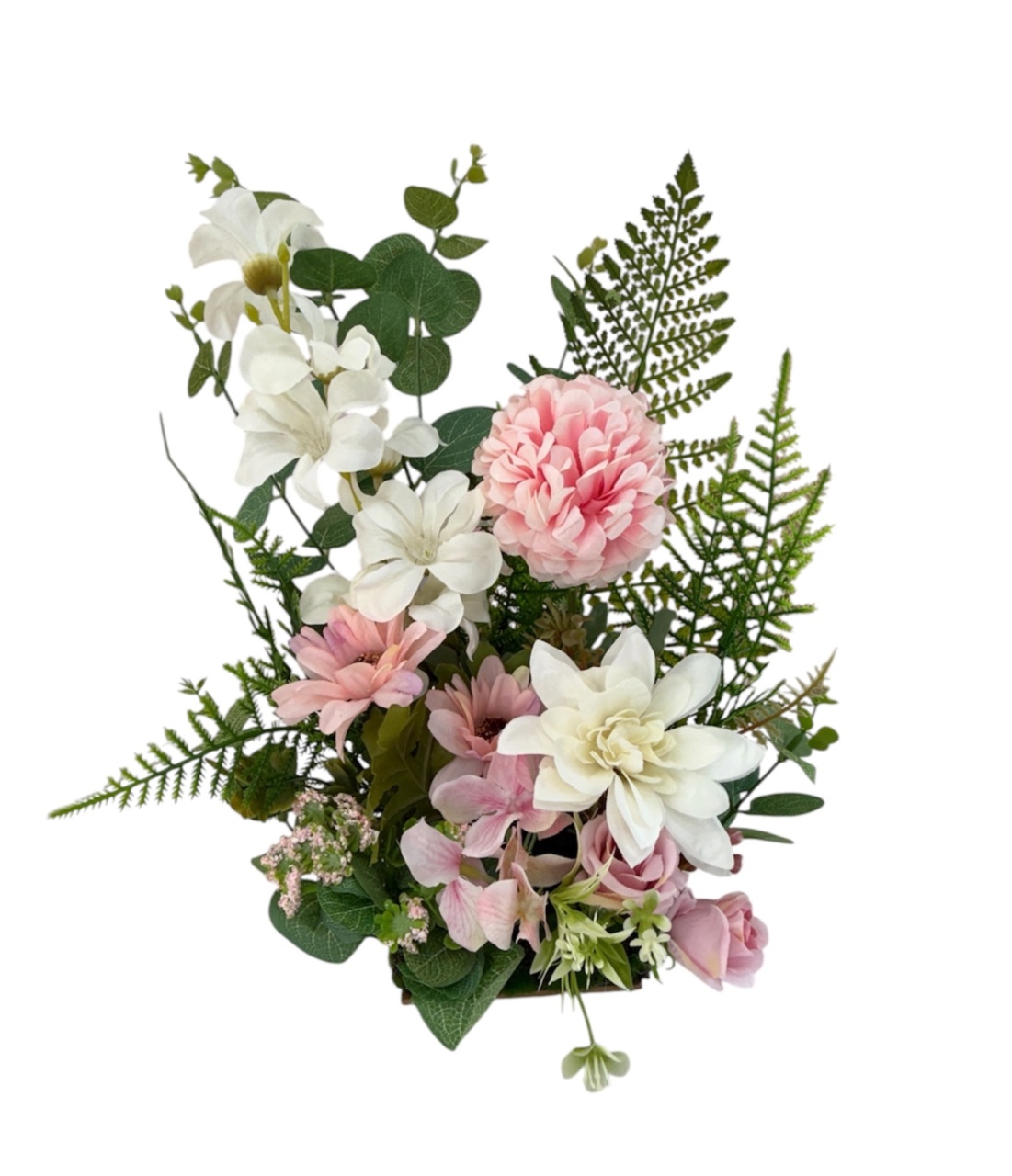Arranjo Floral Rosa Claro - Lindo Detalhe - Tetris Festa 