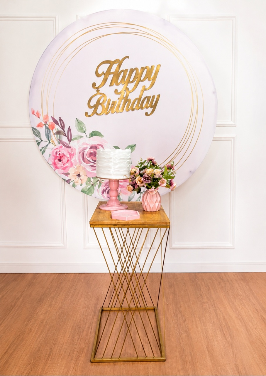 Festa Happy Birthday Rose Gold - Tetris Festa 
