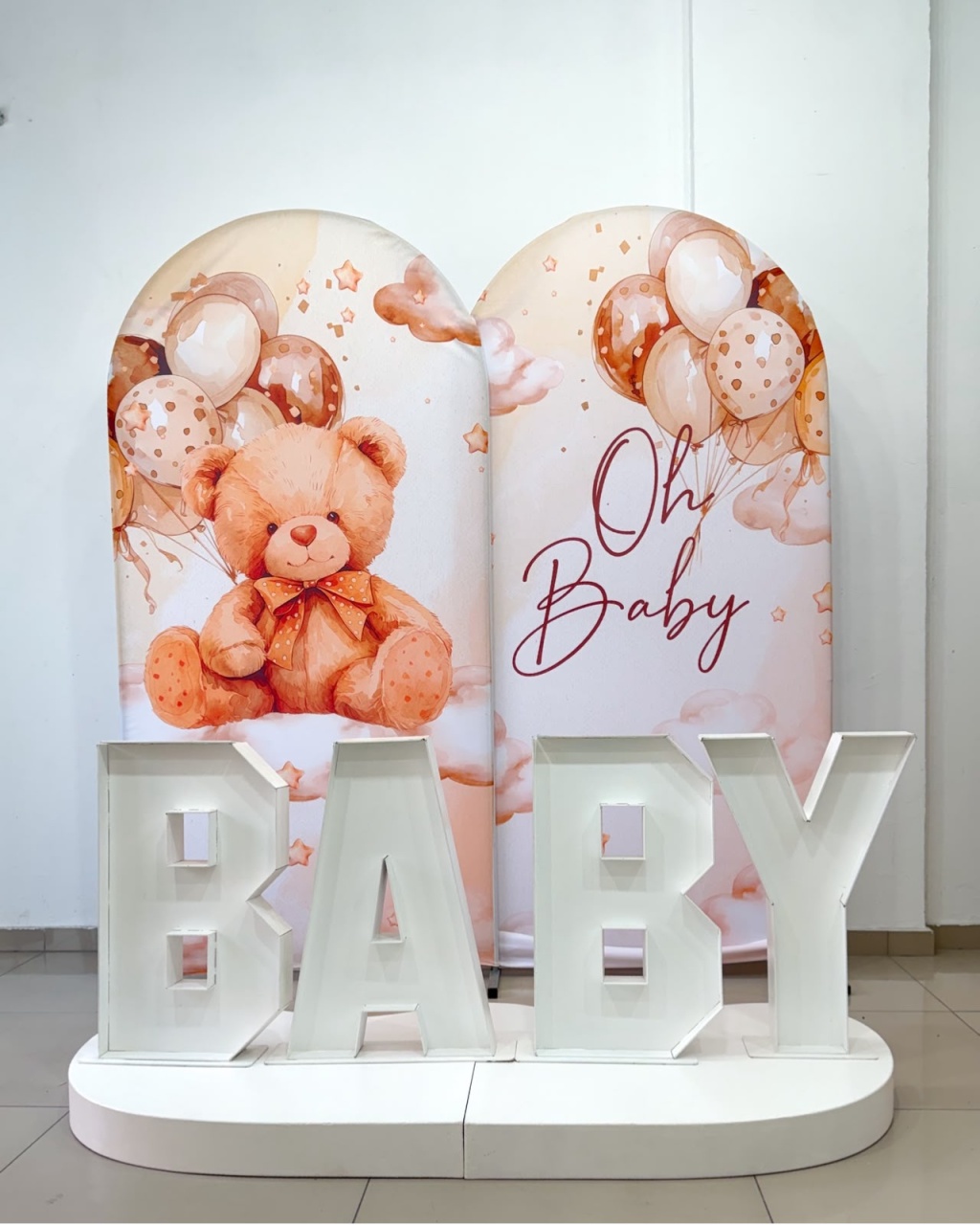 Chá Revelação -Oh Baby Teddy - Tetris Festa 