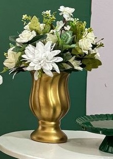 Arranjo Floral Dourado  - Tetris Festa 