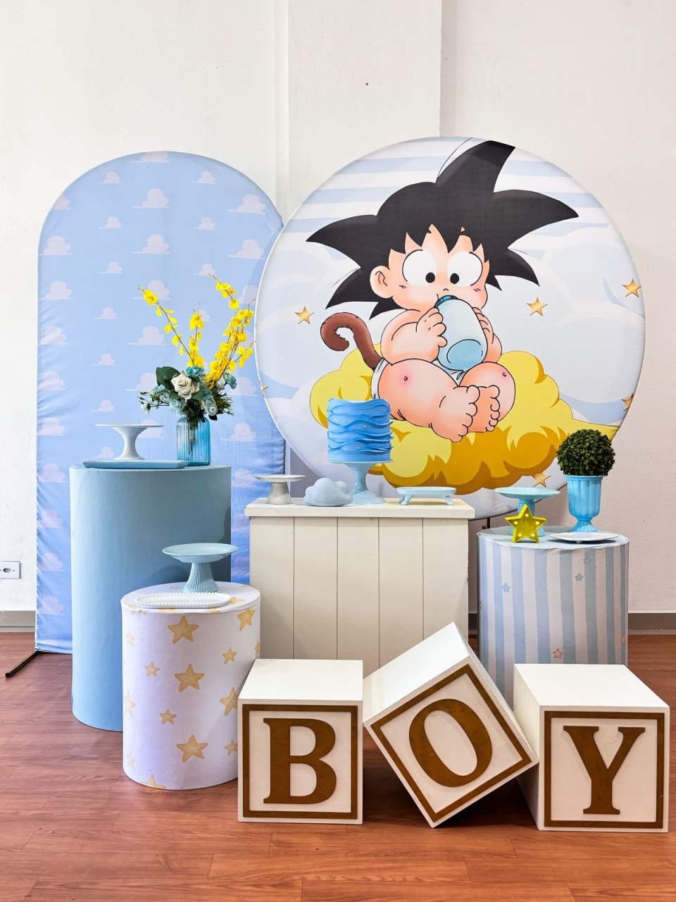 Goku Baby Chá de Bebê  - Tetris Festa 