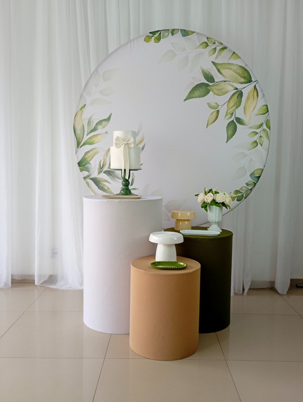 Verde Floral - Bronze  - Tetris Festa 