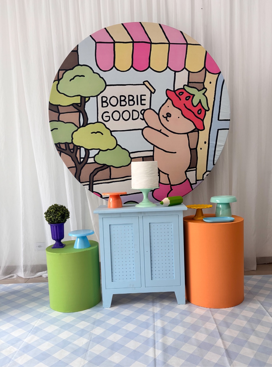 Bobbie Goods Azul - Prata  - Tetris Festa 