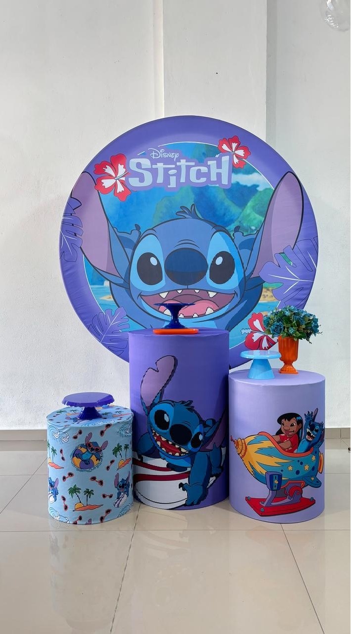 Stitch Azul  - Promocional - Tetris Festa 