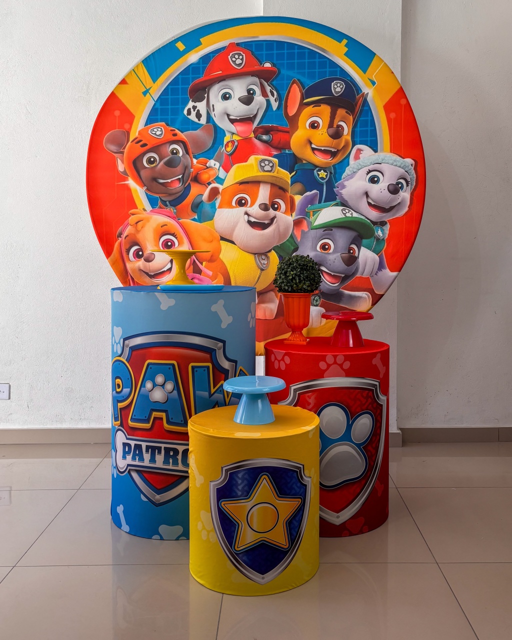 Patrulha Canina Laranja - Promocional  - Tetris Festa 
