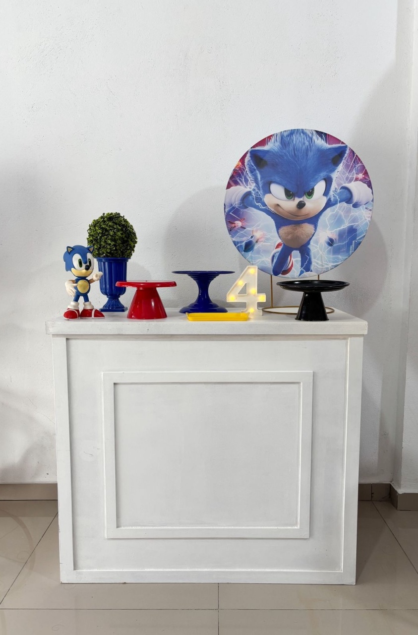 Sonic - Mini Kit Com Mesa    - Tetris Festa 
