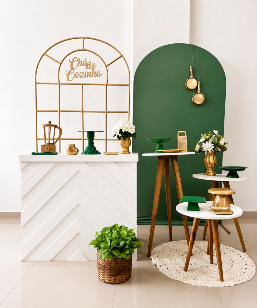 Chá de Cozinha Verde - Tetris Festa 