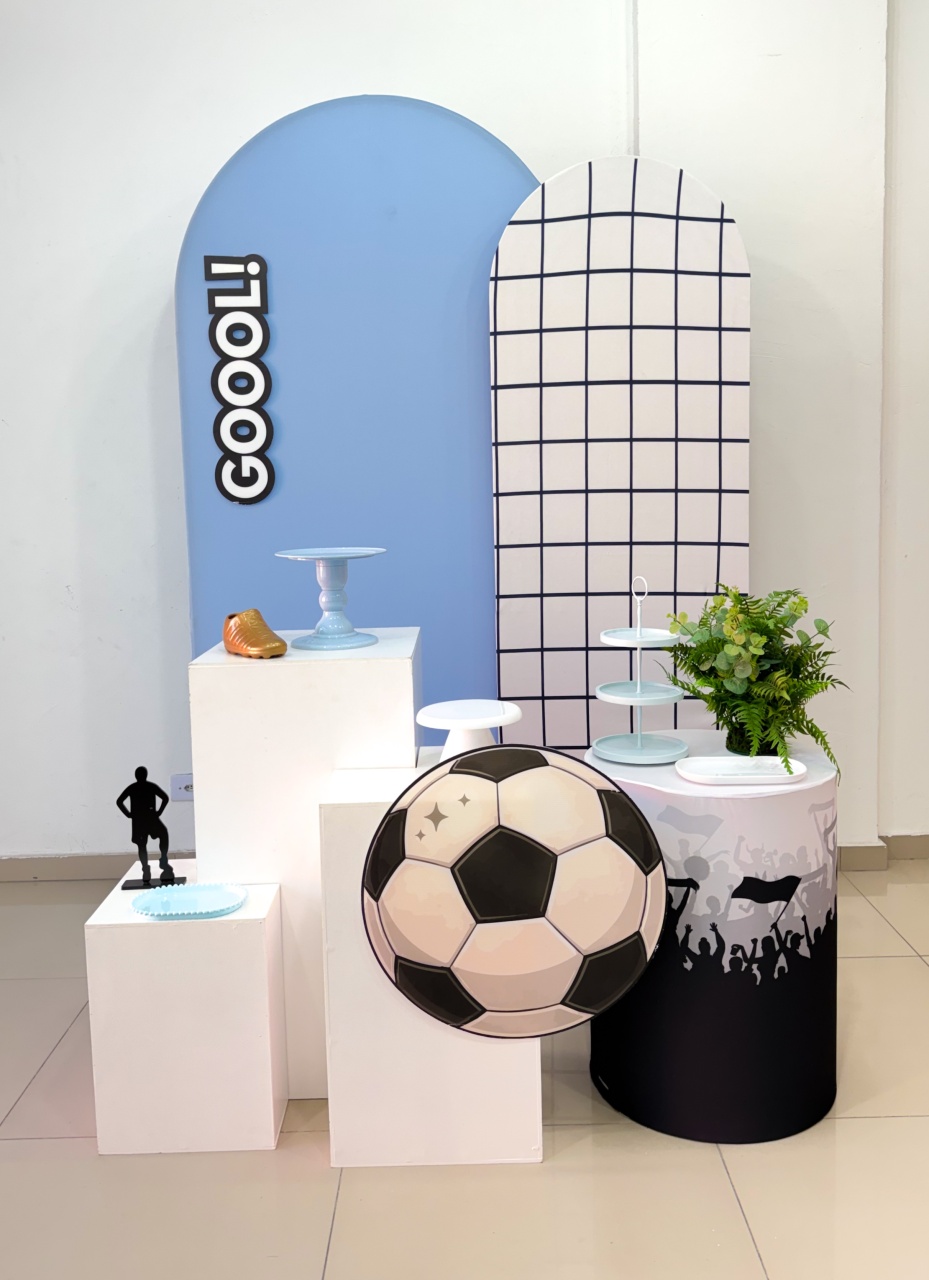Futebol Clean Azul - Tetris Festa 