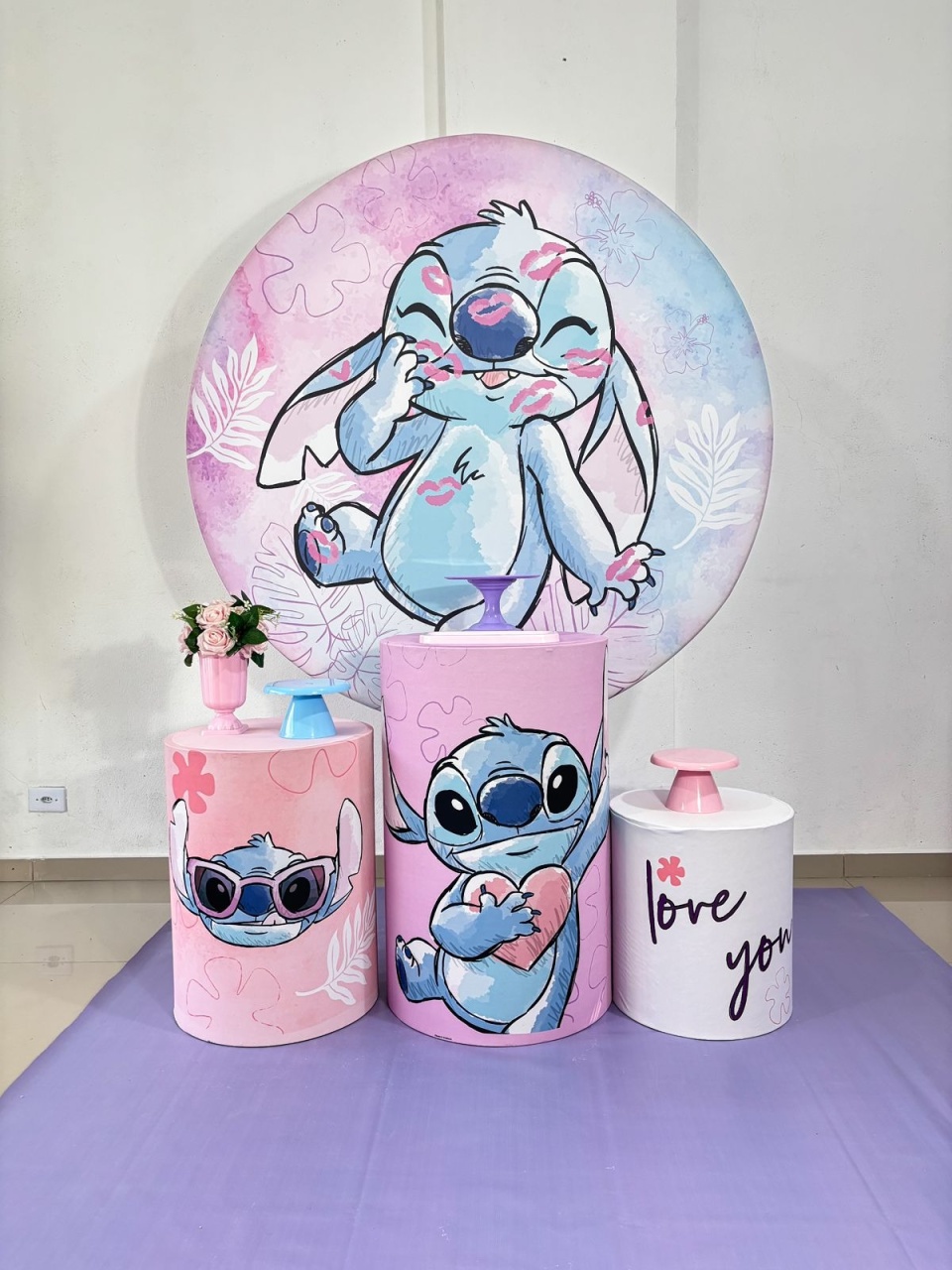 Stitch  Rosa - Promocional  - Tetris Festa 