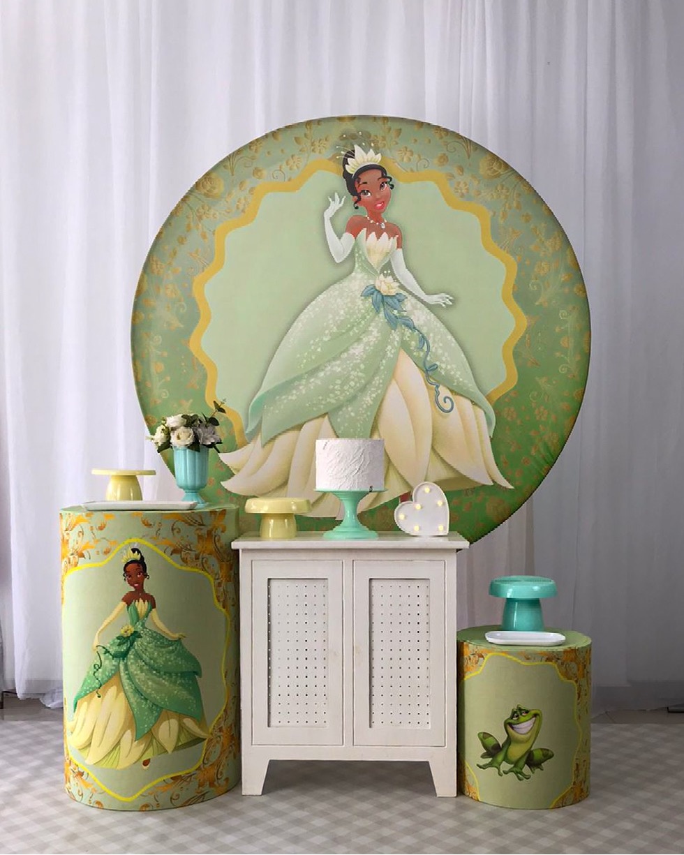 A Princesa Tiana E O Sapo - Prata  - Tetris Festa 