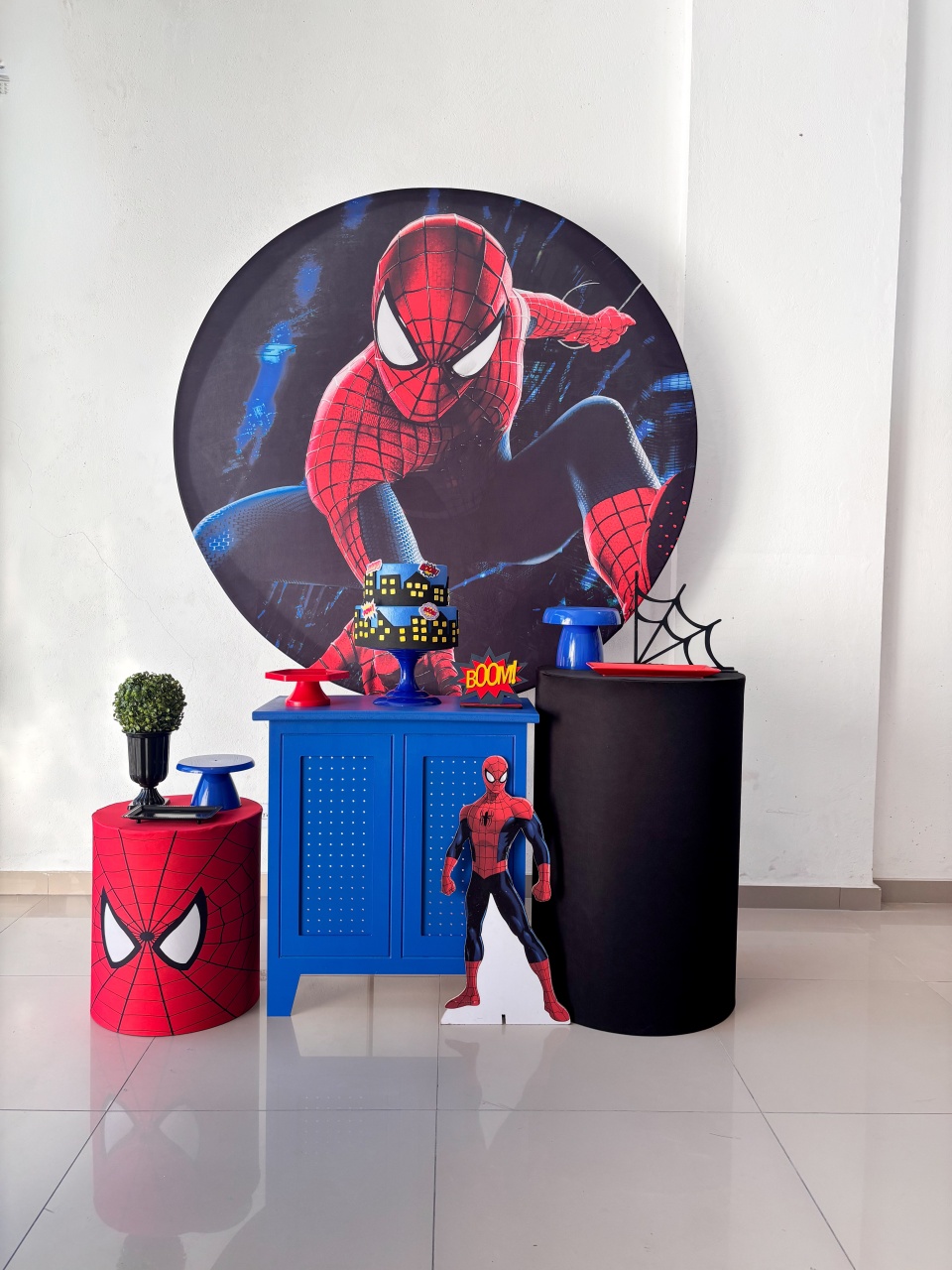 Homem  Aranha - Prata - Tetris Festa 