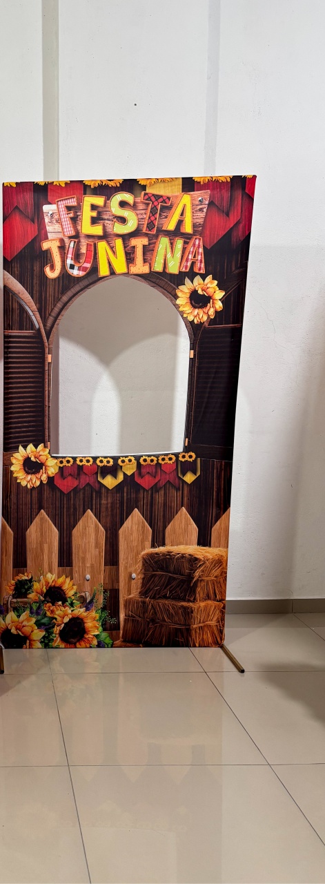 Painel Romano - Festa Junina ( Interativo ) - Tetris Festa 