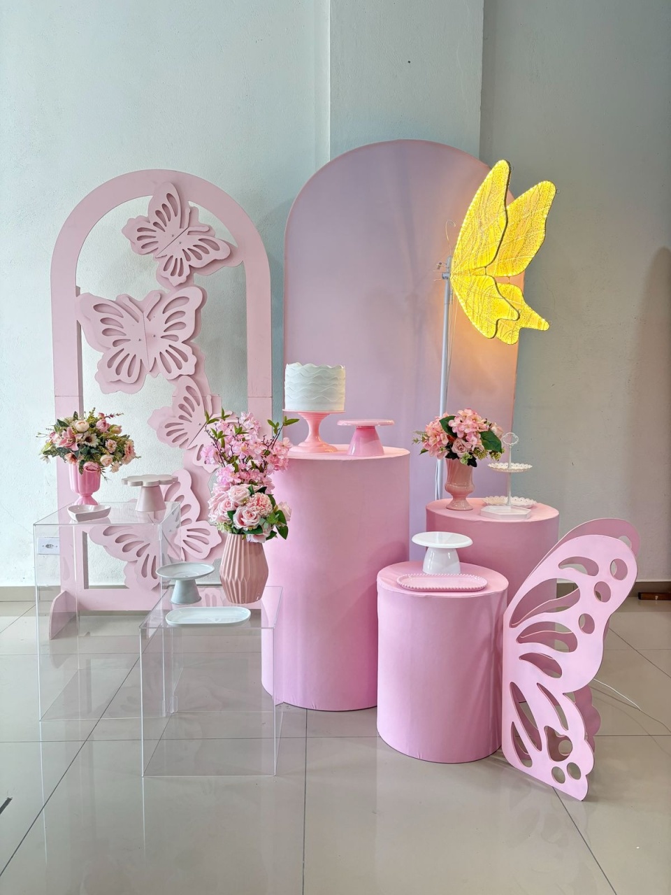 Jardim Encantado  Rosa  - Tetris Festa 