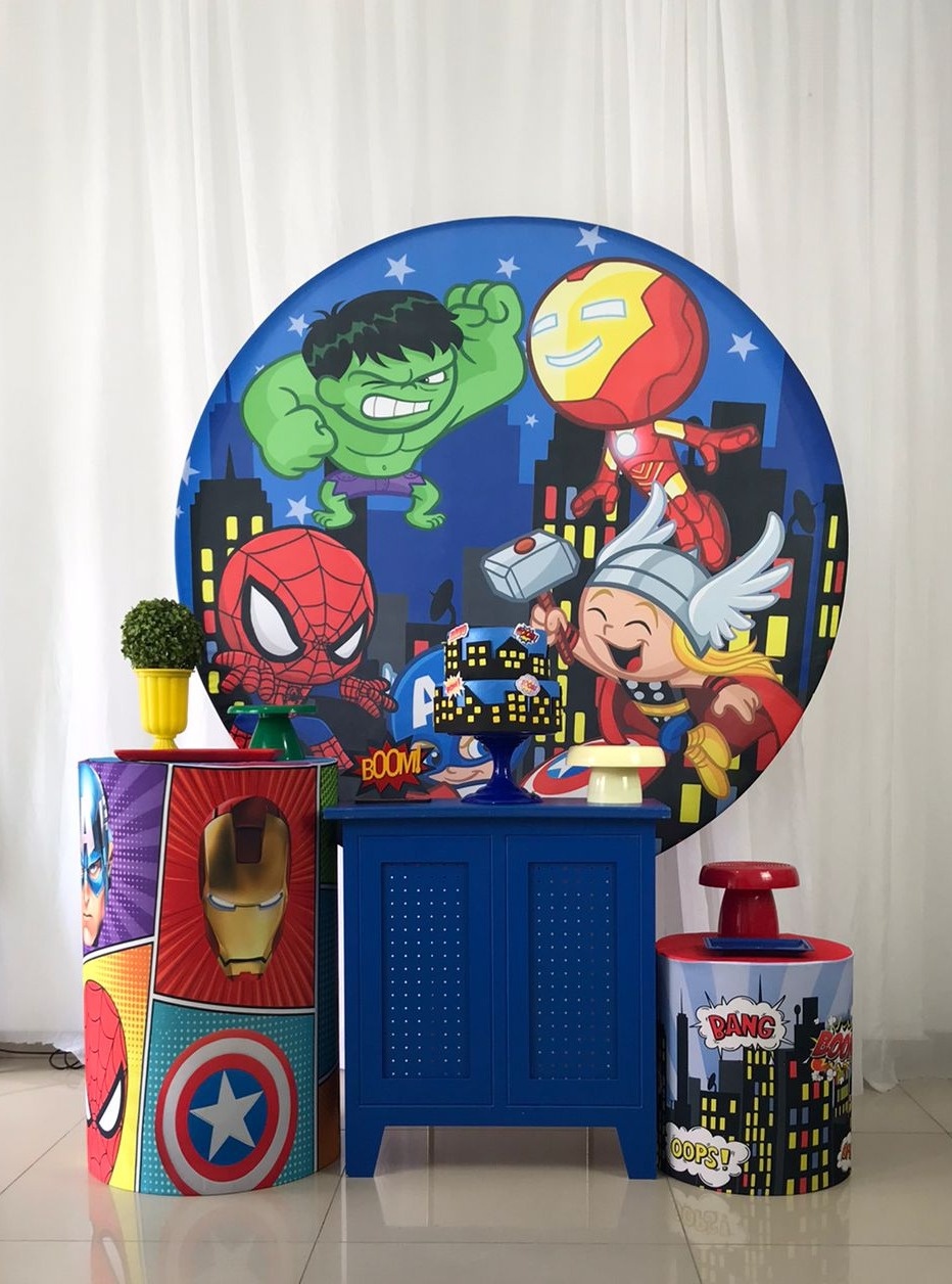 Vingadores Baby - Prata - Tetris Festa 