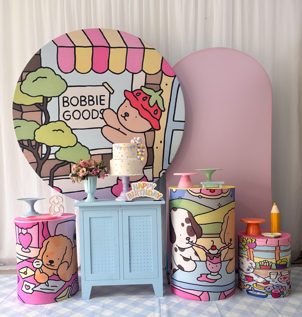 Bobbie Goods Rosa - Ouro R  - Tetris Festa 