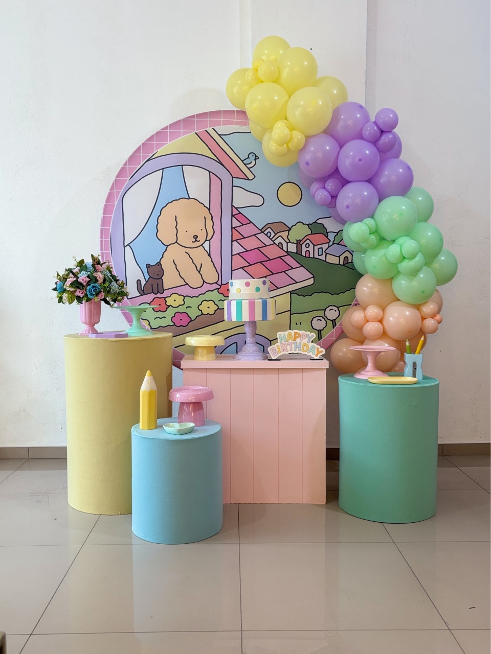 Bobbie Goods Rosa - Ouro  - Tetris Festa 