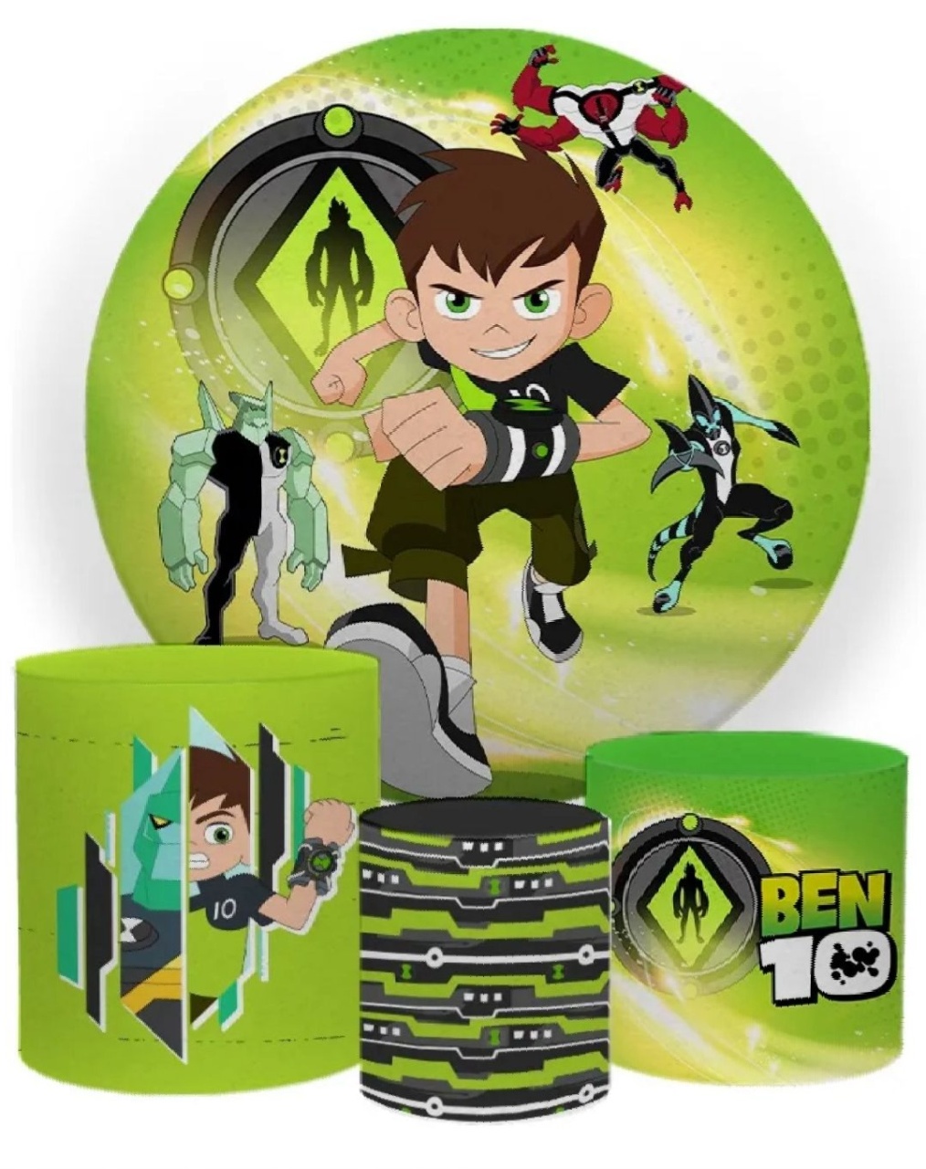 Kit Sublimado - Ben 10 - Tetris Festa 