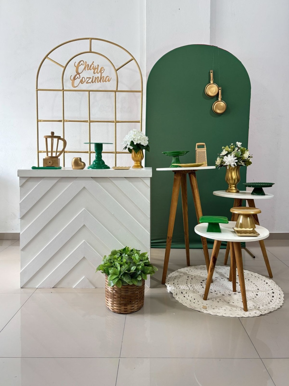 Chá de Cozinha Verde - Tetris Festa 