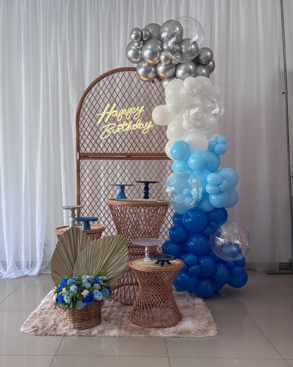 Coleção Elegance Azul  - Adulto - Tetris Festa 