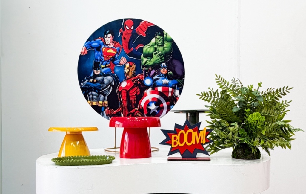 Mini Kit - Marvel X Dc Heróis - Tetris Festa 