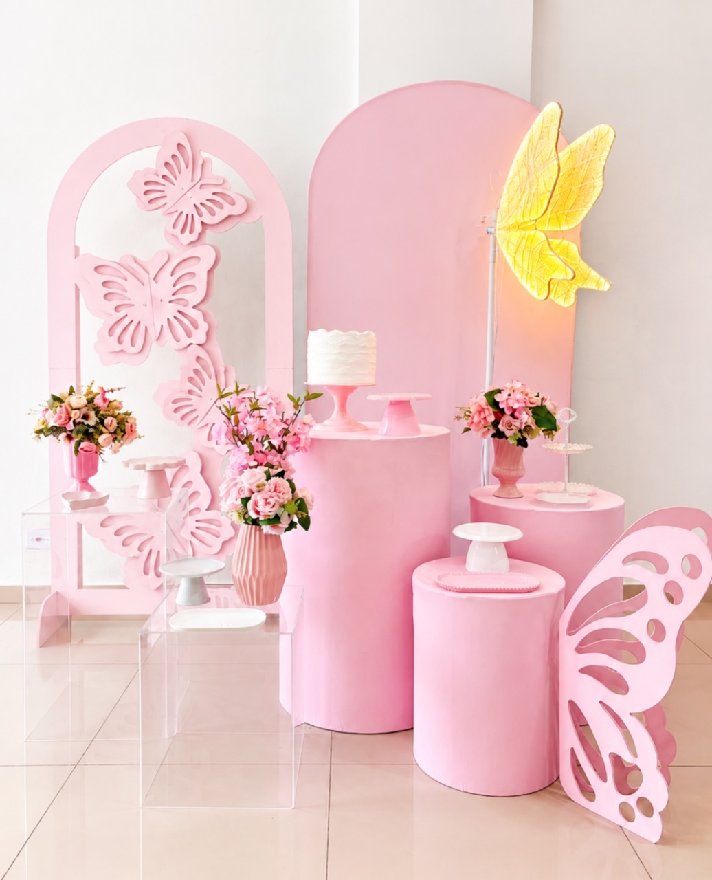 Jardim Encantado  Rosa  - Tetris Festa 