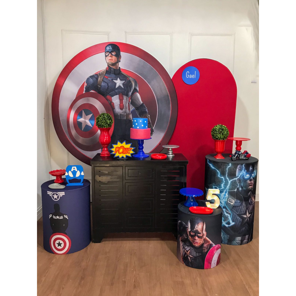 Capitão America - Ouro R - Tetris Festa 