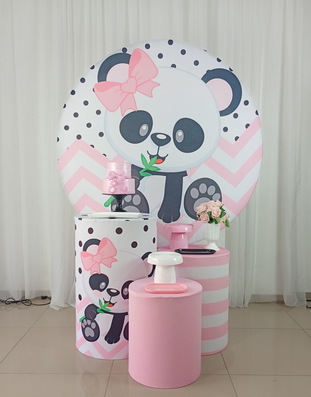 Panda Chá de Bebê -  Bronze - Tetris Festa 