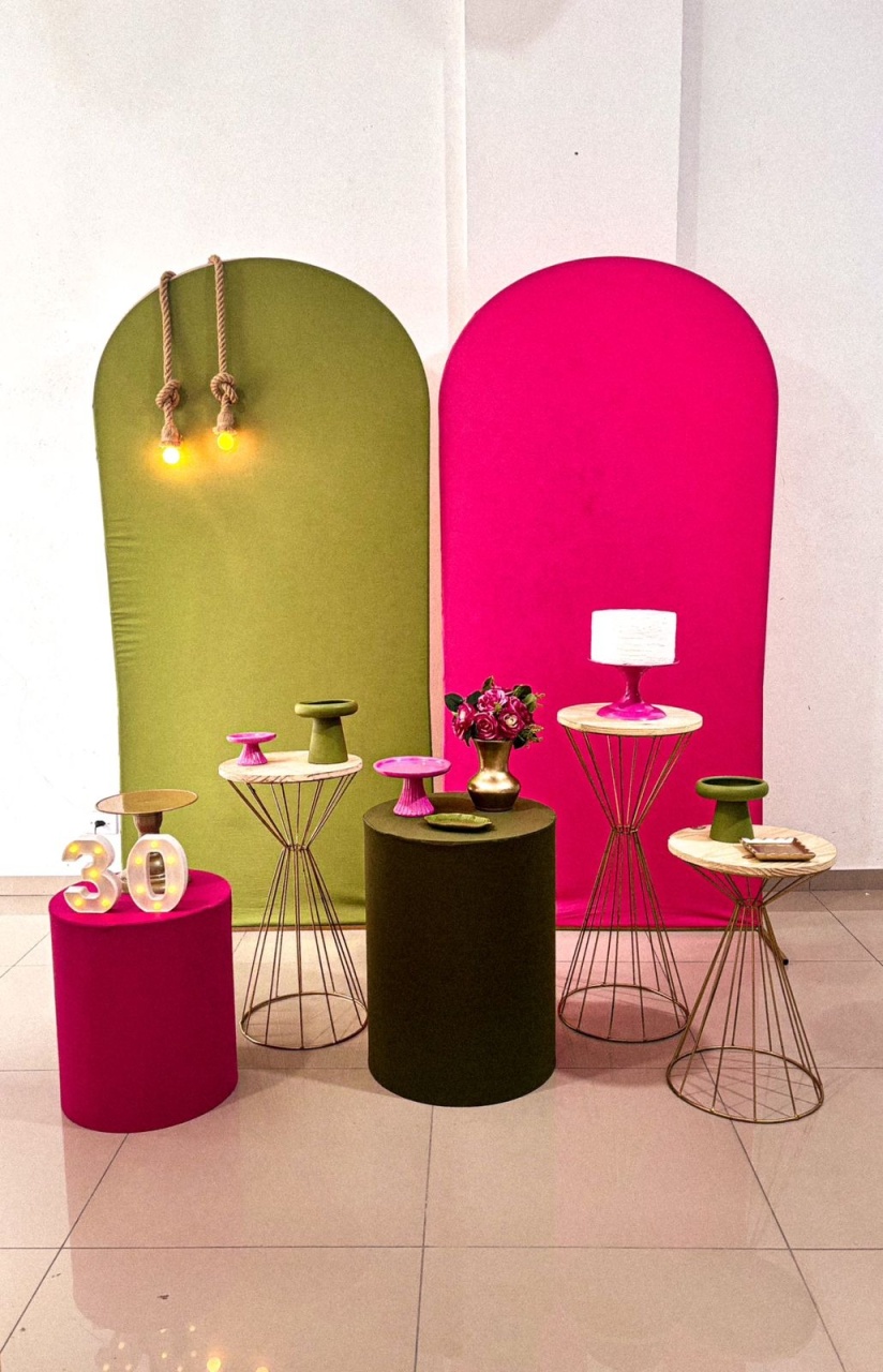 Pink E Verde Oliva - Tetris Festa 