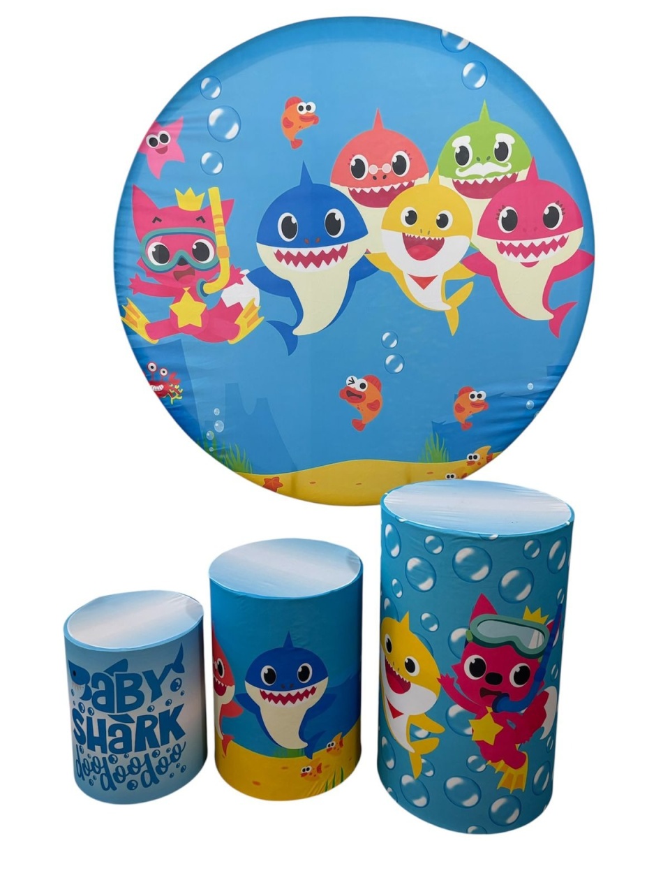 Kit Sublimado - Baby Shark - Tetris Festa 