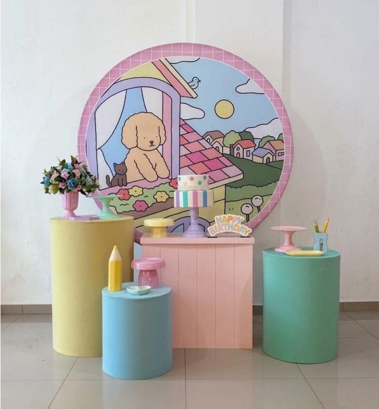 Bobbie Goods Rosa - Ouro Modelo 1 - Tetris Festa 