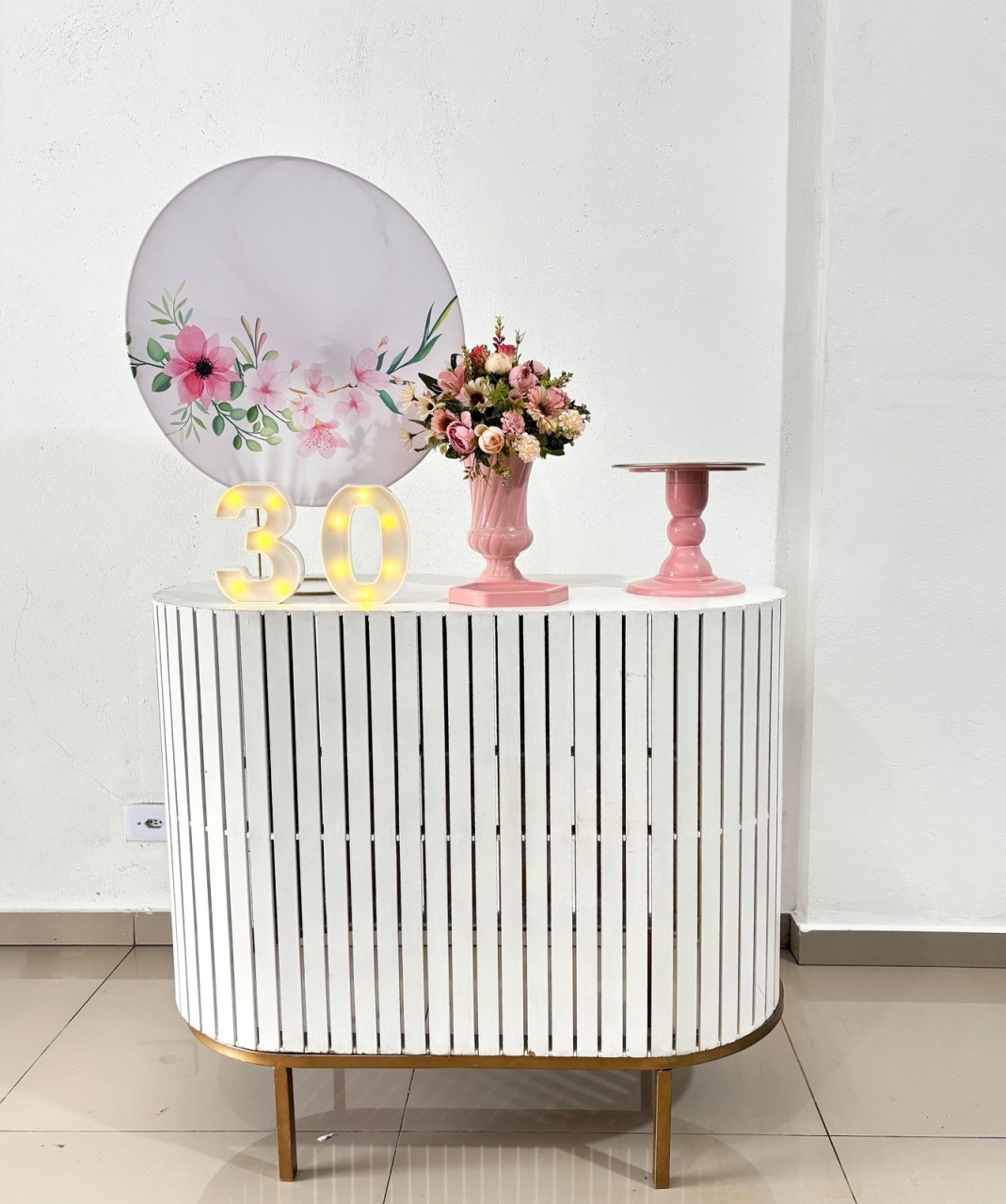 Mini Kit Floral Com A Mesa - Tetris Festa 
