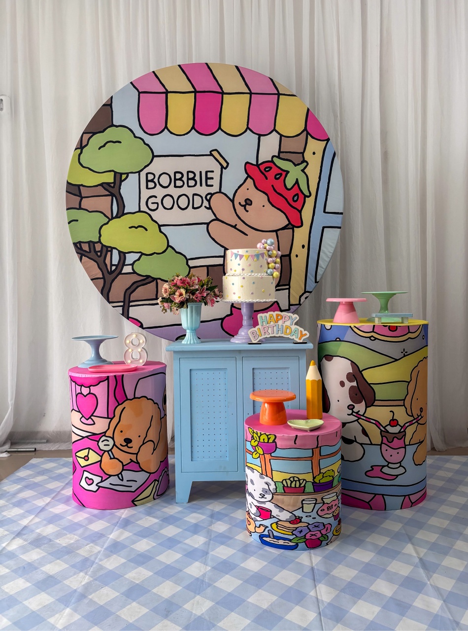   Bobbie Goods Rosa - Ouro    - Tetris Festa 