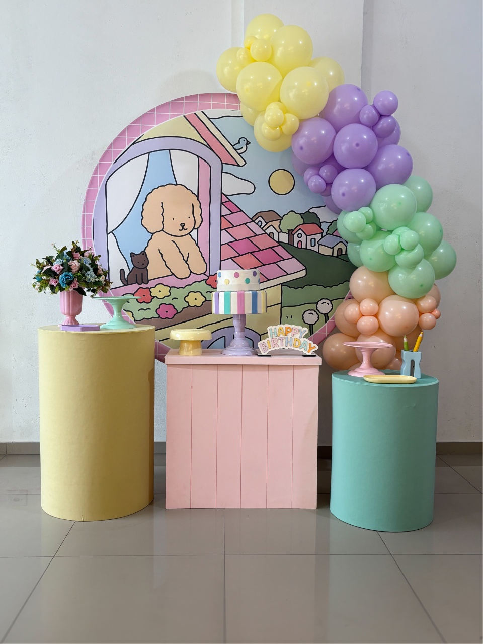 Bobbie Goods Rosa - Prata - Tetris Festa 