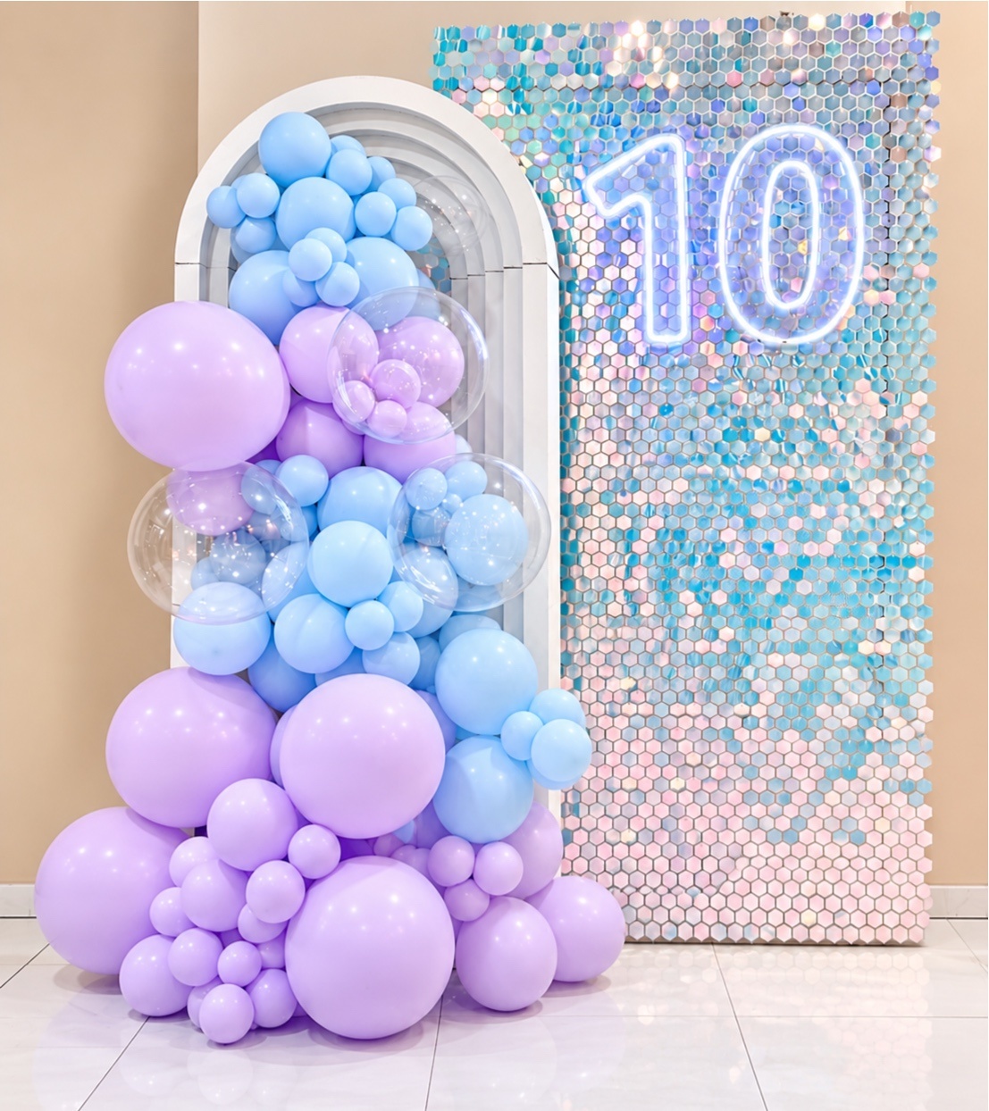 Arco de Balão - Malulix - Tetris Festa 