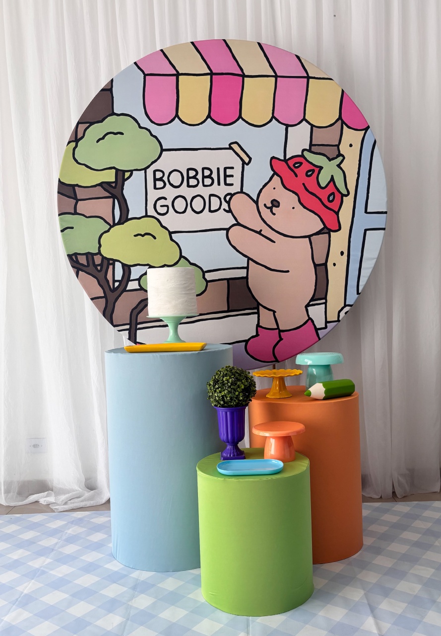 Bobbie Goods Azul - Bronze  - Tetris Festa 
